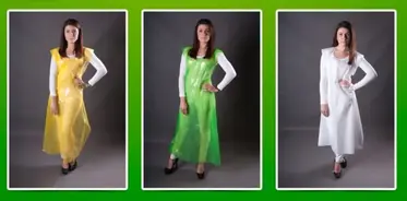 Процесс изготовления фартука